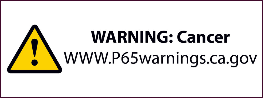 CAL PROP 65 CANCER LABEL, 1 1/2 X 4, PS VINYL, 500/ROLL