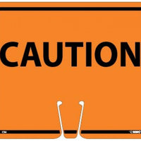 SAFETY CONE SIGNS, CAUTION, 10.375 X 12.625