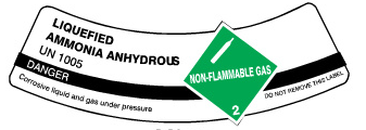 Air Compressed UN 1002 With Class 2 Non Flammable Gas Cylinder Labels | CSL-01