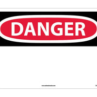 DANGER, (HEADER ONLY), 14x20, .040 ALUM