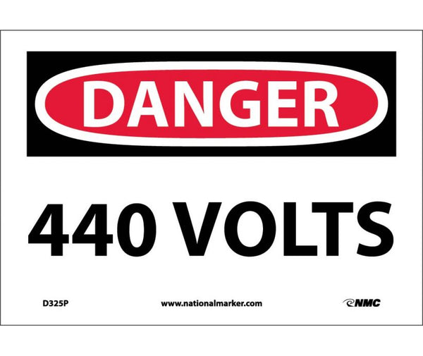 DANGER, 440 VOLTS, 7X10, PS VINYL