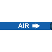 PIPEMARKER PRECOILED, AIR W/B, FITS 3 3/8"-4 1/2" PIPE