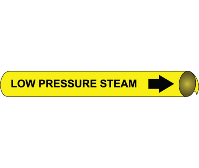PIPEMARKER PRECOILED, LOW PRESSURE STEAM B/Y, FITS 3 3/8