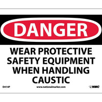 DANGER, WEAR PROTECTIVE SAFETY EQUIPMENT WHEN. . ., 7X10, PS VINYL