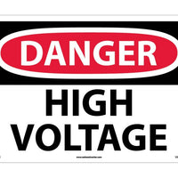 DANGER, HIGH VOLTAGE, 7X10, PS VINYL