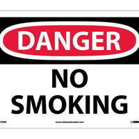 DANGER, NO SMOKING, 10X14, .040 ALUM