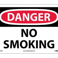 DANGER, NO SMOKING, 10X14, PS VINYL