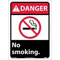 DANGER, NO SMOKING (W/GRAPHIC), 14X10, PS VINYL