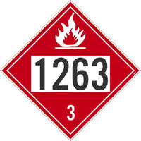 1263 Paint USDOT Placard Cardstock 50/Pk | DL138BTB50