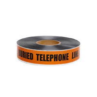 DETECTABLE UNDERGROUND TAPE, CAUTION FIBER OPTIC LINE BELOW, 6"X1000'