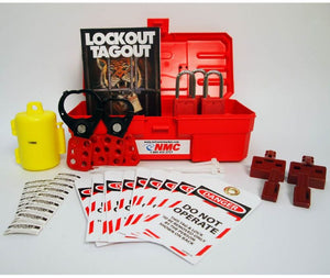 ELECTRICAL LOCKOUT KIT, 12" TOOL BOX WITH CONTENTS