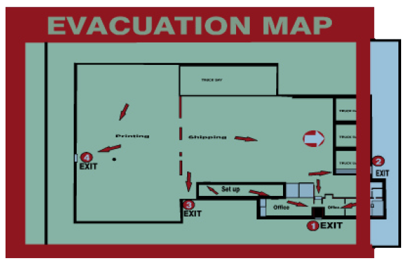 Glow Evacution Map Holders | EMGL