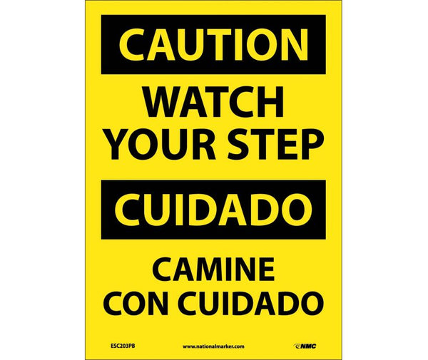 Caution Watch Your Step English/Spanish 20