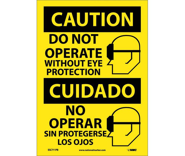 Caution Do Not Operate English/Spanish 14