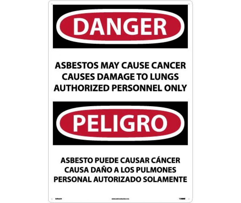 Danger Asbestos And Cancer English/Spanish 28