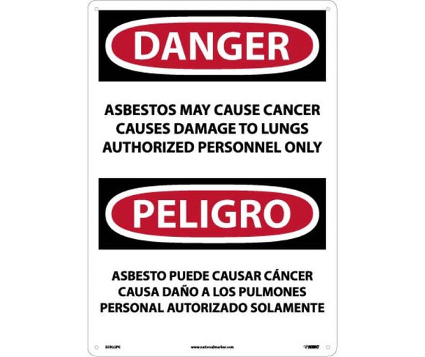 Danger Asbestos And Cancer English/Spanish 20