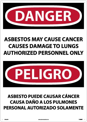 Danger Asbestos And Cancer English/Spanish 28