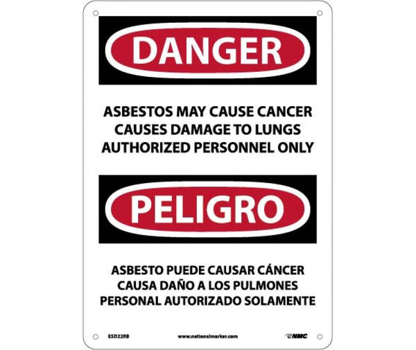 Danger Asbestos And Cancer English/Spanish 14