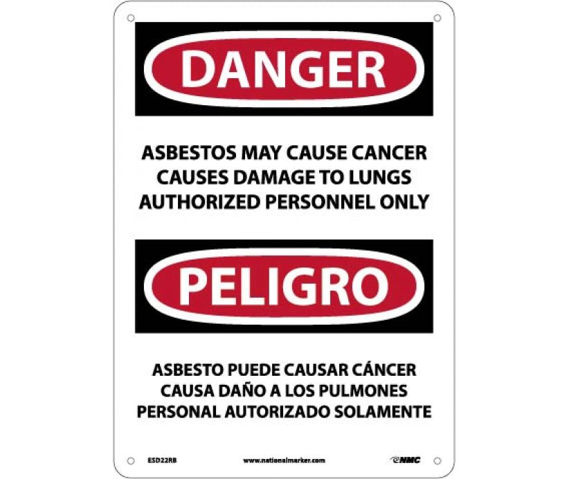Danger Asbestos And Cancer English/Spanish 14