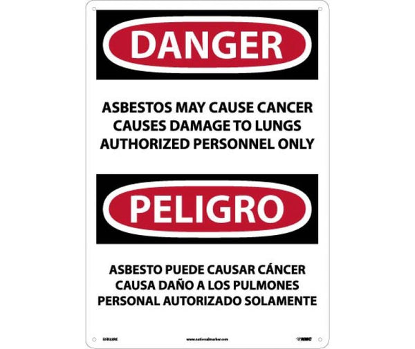 Danger Asbestos And Cancer English/Spanish 20