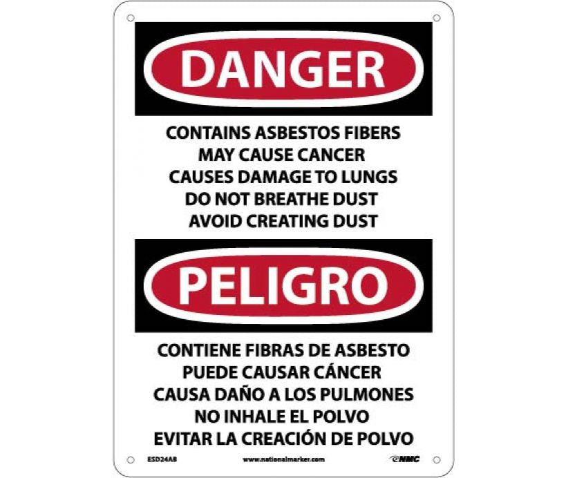 Danger Asbestos And Cancer English/Spanish 14