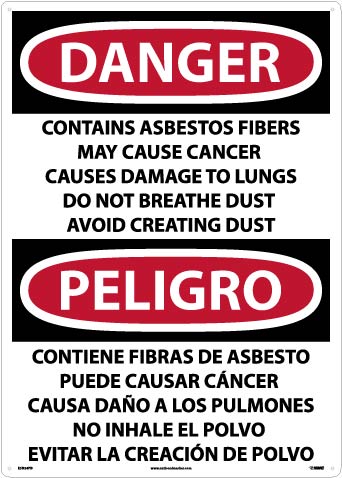 Danger Asbestos And Cancer English/Spanish 28
