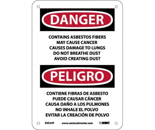 Danger Asbestos And Cancer English/Spanish 10