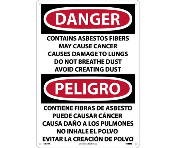 Danger Asbestos And Cancer English/Spanish 20