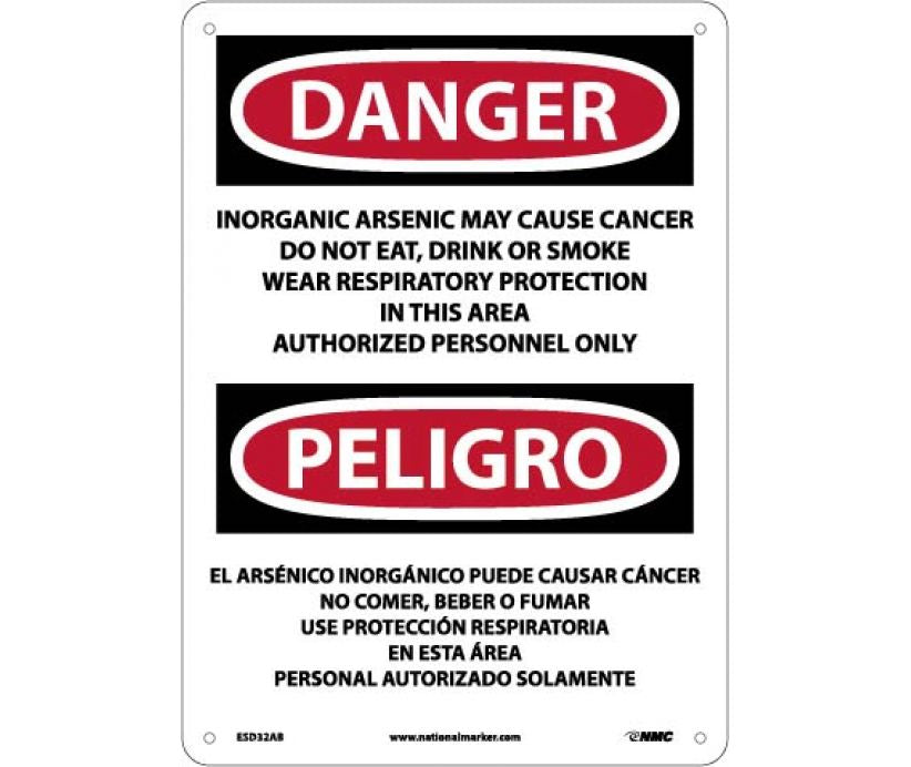 Danger Inorganic Arsenic Cancer Eng/Spanish 14