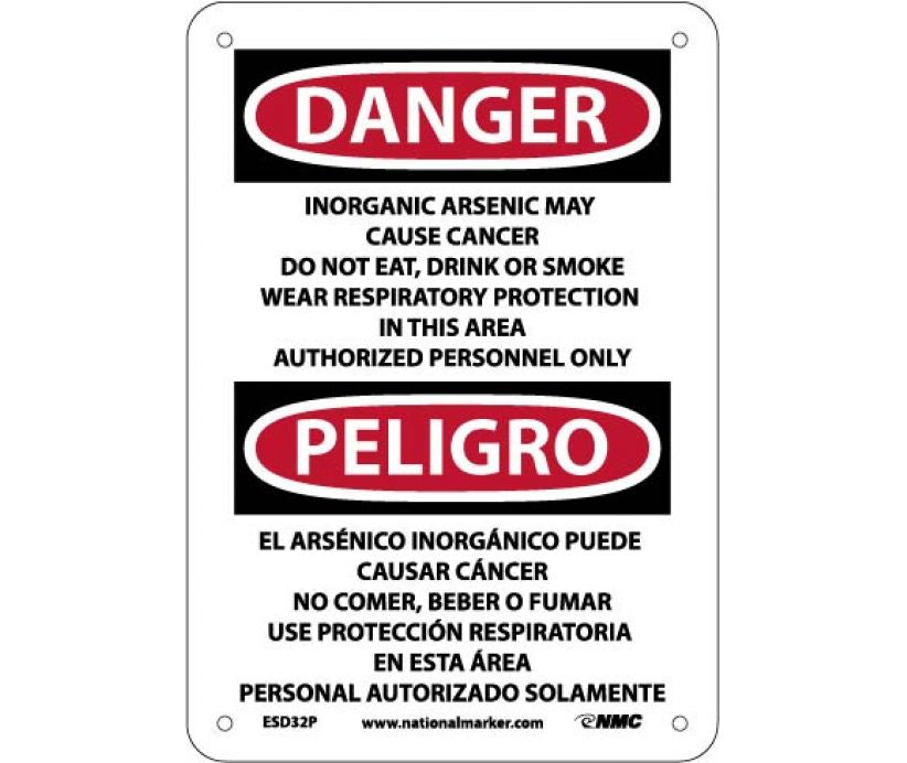 Danger Inorganic Arsenic Cancer English/Spanish 10