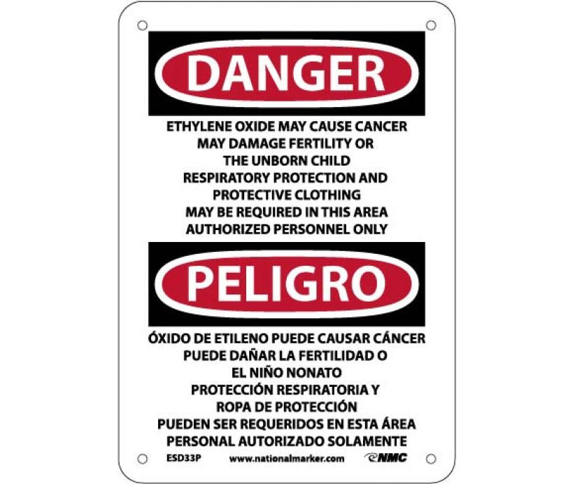 Danger Ethylene Oxide And Cancer English/Spanish 10