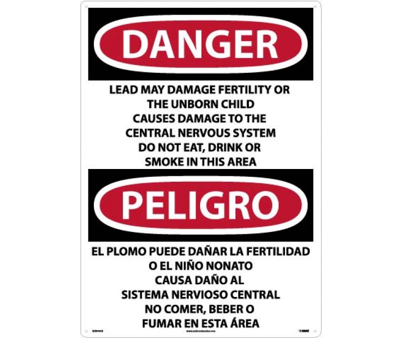 Danger Lead May Damage English/Spanish 28