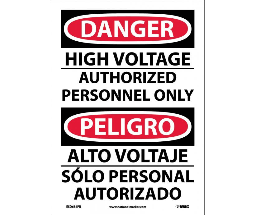 Danger High Voltage English/Spanish 14