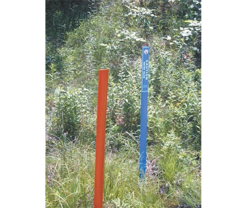 UTILITY POLE, GREEN, 4 FOOT, POLYMER