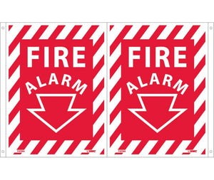 FIRE ALARM, (DBL FACED FLANGED), 12X9, .040 ALUM