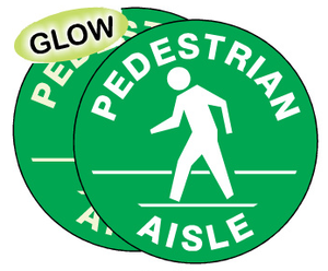 Pedestrian Aisle Anti-Slip Floor Decals | FD-49