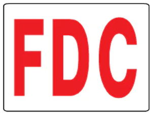 FDC Red On White Signs | G-8745