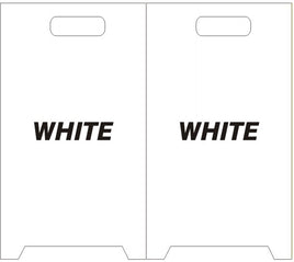 White Blank Floor Stand Sign | FFS-16