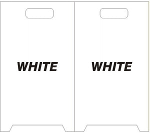 White Blank Floor Stand Sign | FFS-16