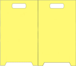 Yellow Blank Floor Stand Sign | FFS-17