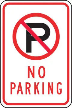 Parking Sign, NO PARKING (Graphic), 18