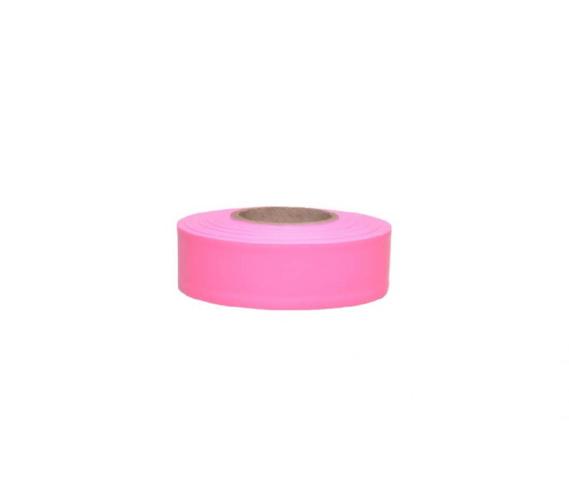 TAPE, FLAGGING, FLUORESCENT  PINK, 1 3/16