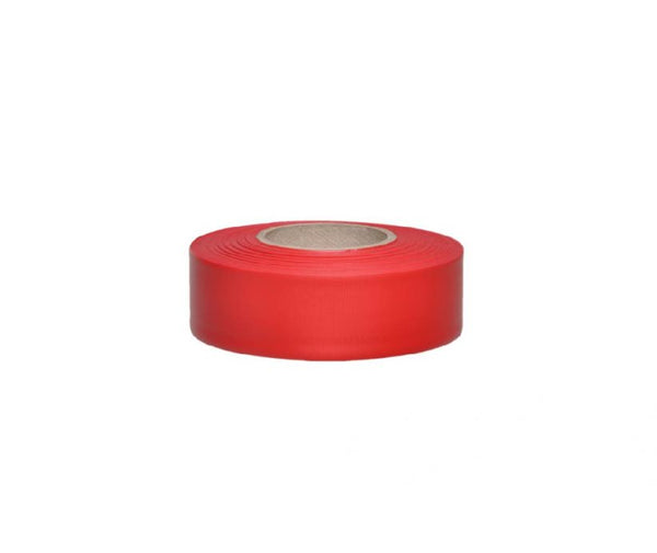 TAPE, FLAGGING, RED, 1 3/16