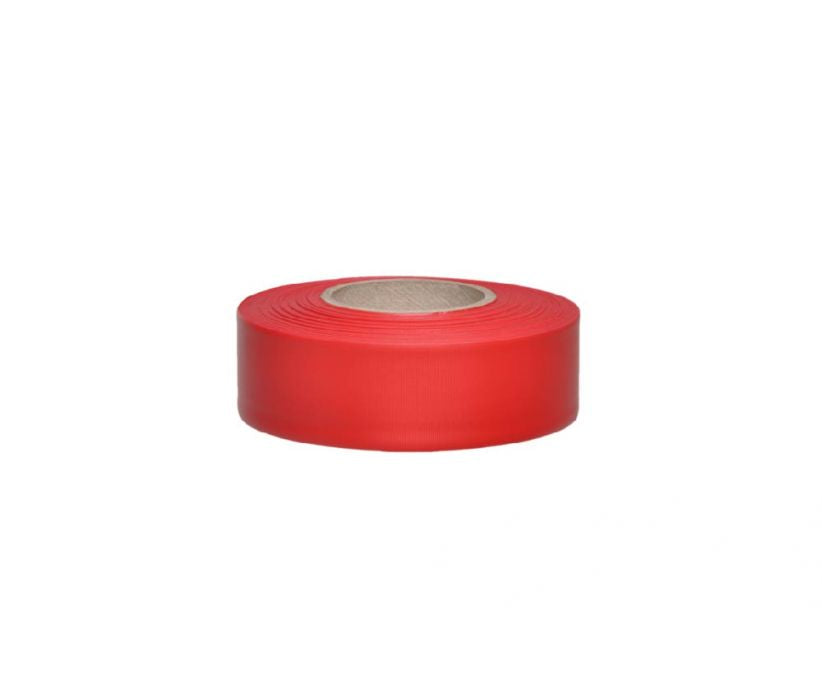 TAPE, FLAGGING, RED, 1 3/16