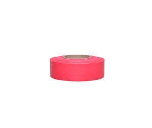 TAPE. FLAGGING, FLUORESCENT RED, 1 3/16" X 150'