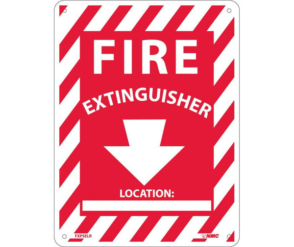 FIRE EXTINGUISHER (W/BLANK SPACE), 12X9, PS VINYL