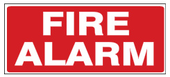 Fire Alarm Signs | G-2606