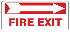 Fire Exit Right Arrow Signs | G-2620