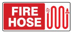 Fire Hose With Graphic Signs | G-2653