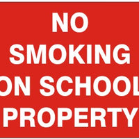 No Smoking On School Property Signs | G-4863
